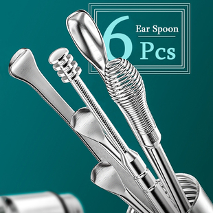 Kit Tools Clean Care Spoon Earwax Remover Wax Earpick Ear
