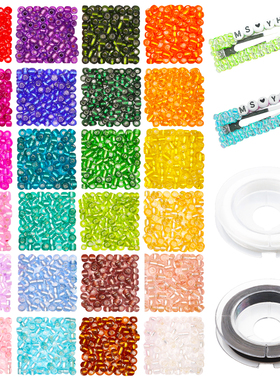 Pony Craft Spacer Loose Beads DIY Bracelets Necklace Making