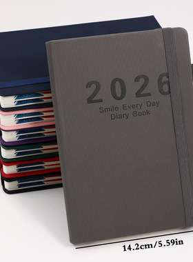 Cross border 2026 English Daily Schedule Notebook