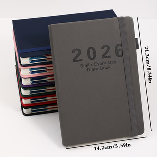 border Schedule 2026 Daily Notebook English Cross