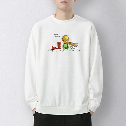 小王子联名潮流宽松百搭圆领卫衣