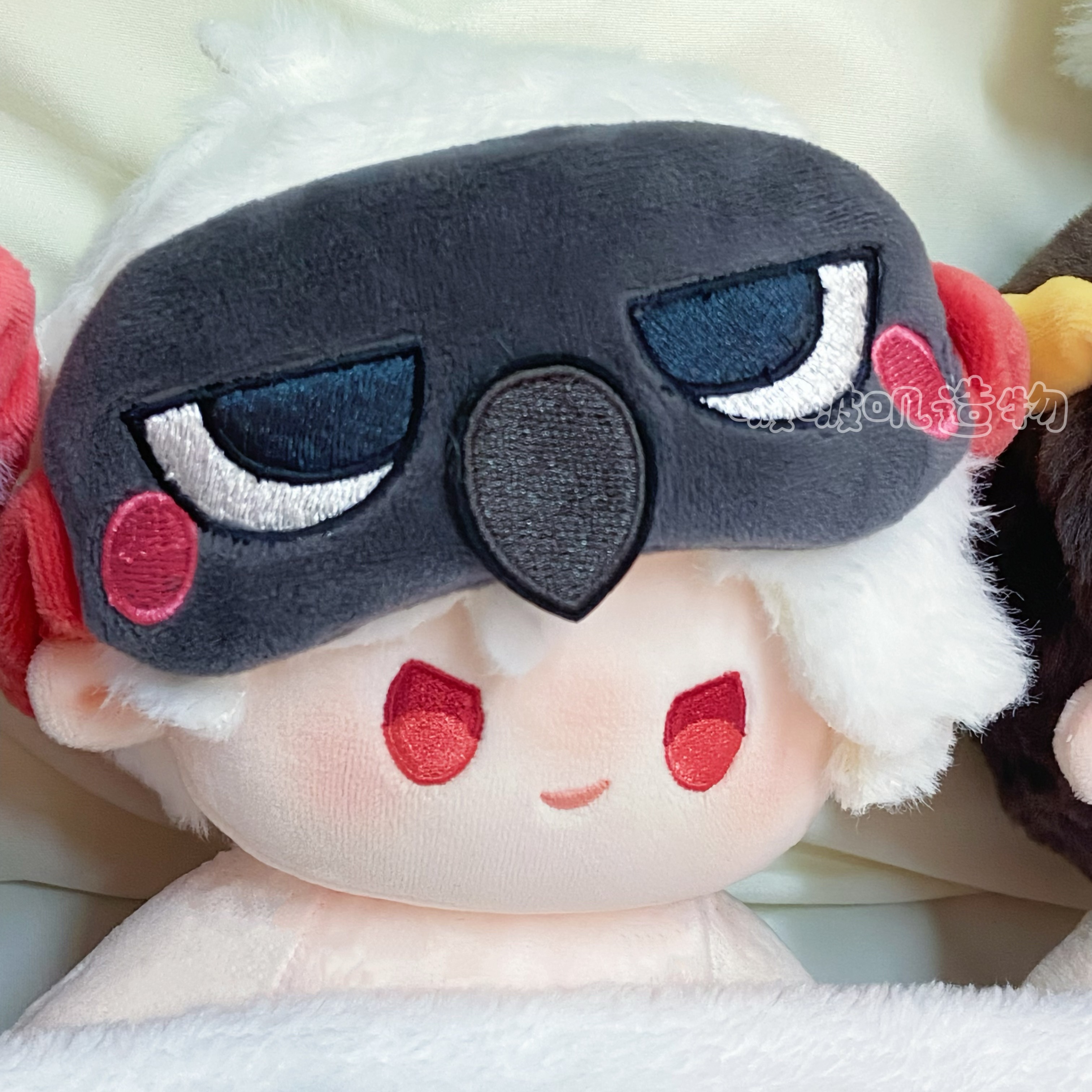 恋与深空眼罩20cm40cm祁煜沈星回黎深秦彻夏以昼棉花娃娃用可爱