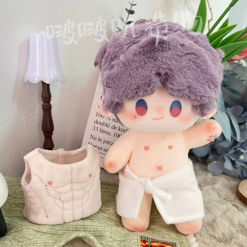 [现货]香煜啵啵 恋与深空祁煜属性 20cm棉花娃娃 20cm娃衣可爱