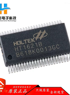 原装正品  HT1621B SSOP-48 RAM映射32*4 LCD控制器芯片I/O MCU