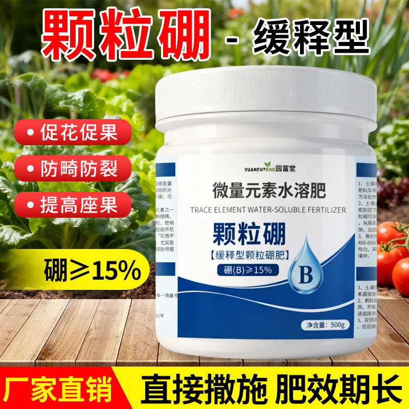 硼肥果树蔬菜专用番茄草莓葡萄三角梅金弹子油菜瓜果缓释型颗粒肥,鲜花速递/花卉仿真/绿植园艺,家庭园艺肥料,淘宝优惠券,粉丝福利购,淘宝优惠卷