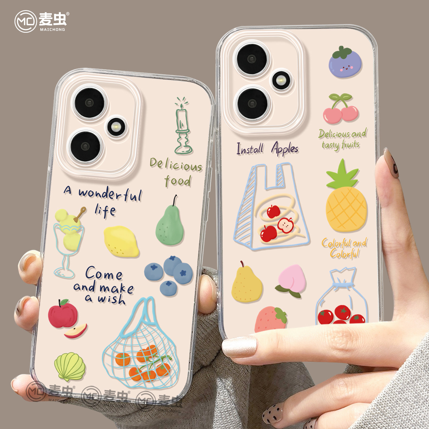 适用荣耀600手机壳女款500pro保护套90gt防摔80硅胶400全包70pro+透明60se水果番茄50青春版300网红pro软外壳