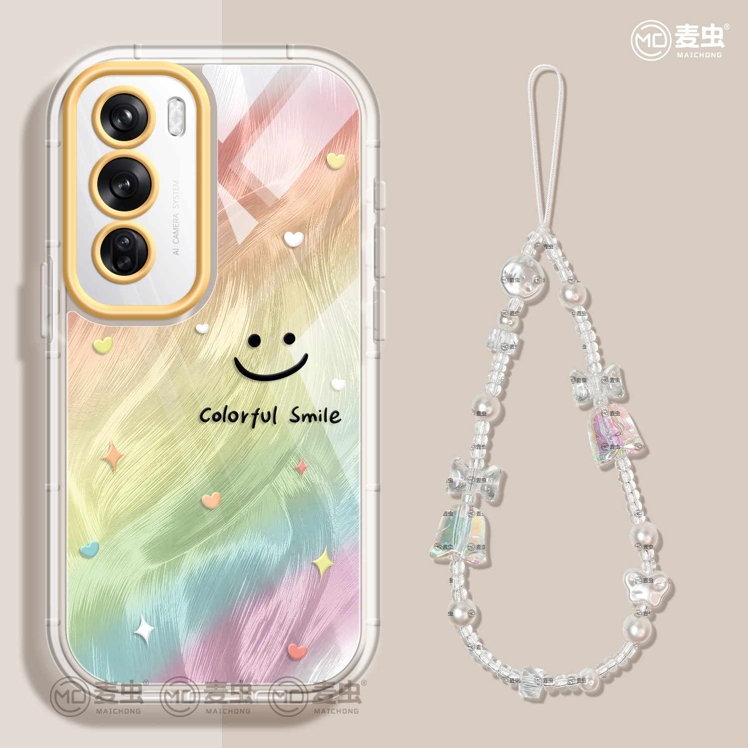 适用opporeno12手机壳女款reno11保护套10硅胶pro全包k12防摔a97透明reno彩虹高级oppo超好看真我12新款a96软图片