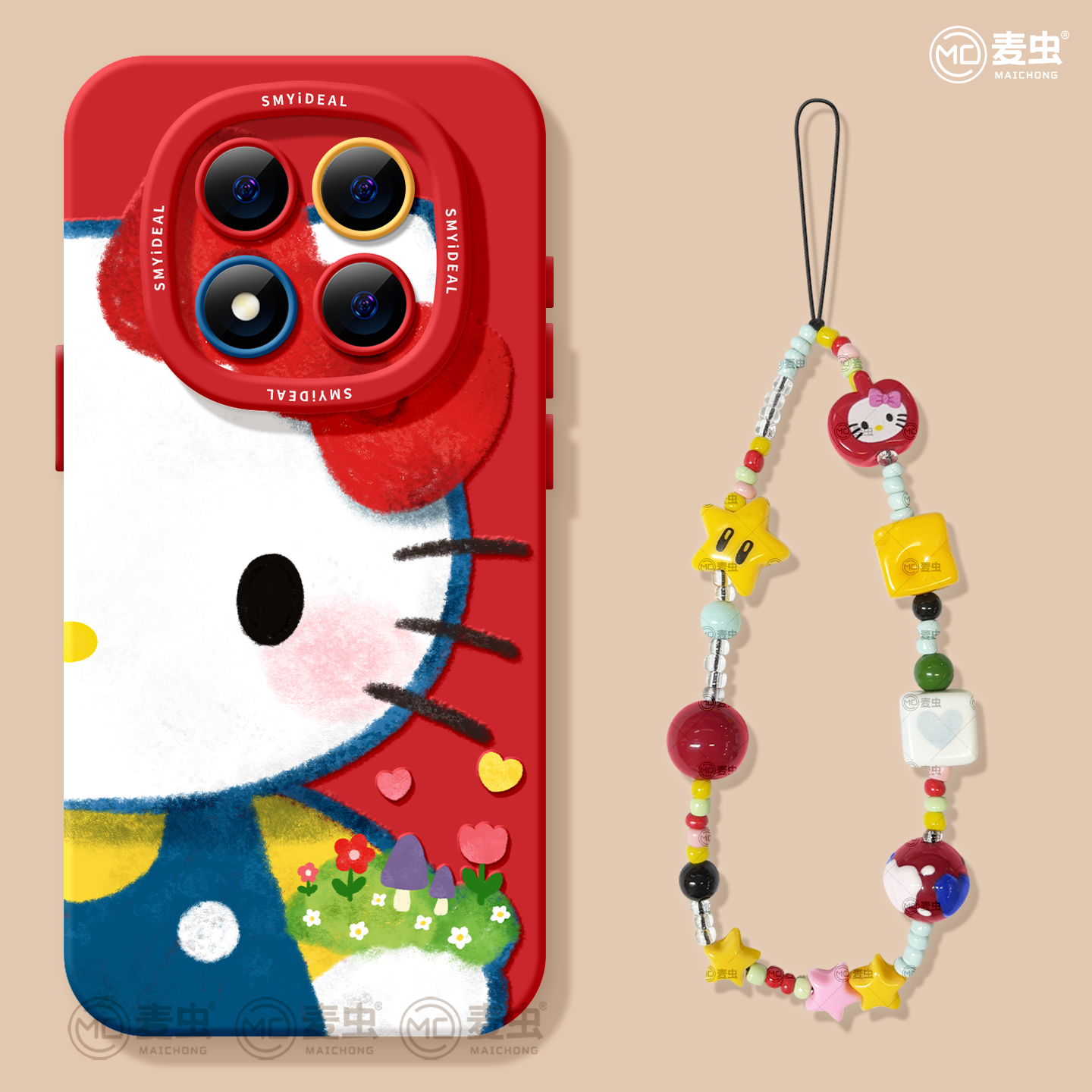 适用红米note15pro手机壳女款note14保护套小米高级note11pro硅胶防摔13por+全包redmi彩绘12turbo软好看KT猫