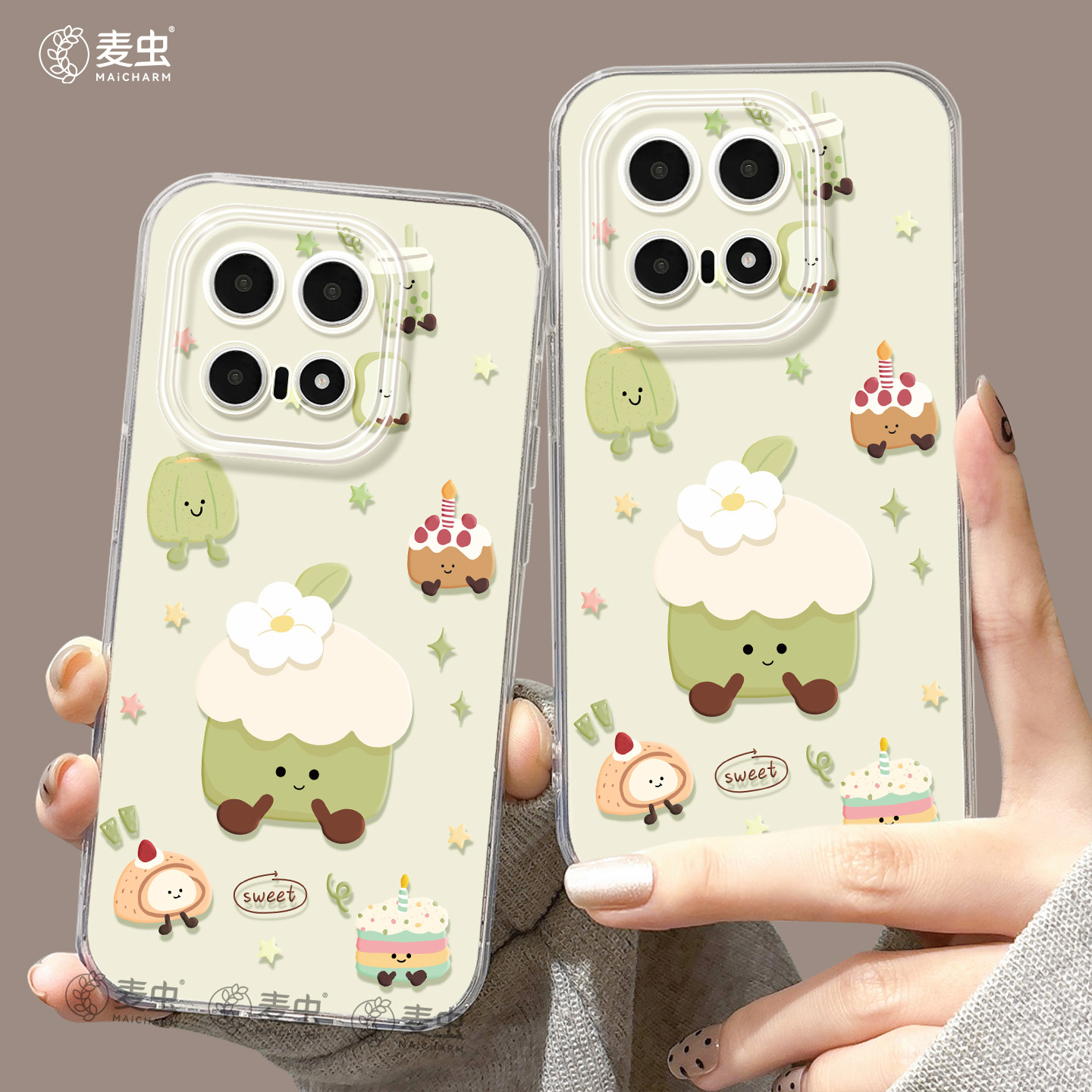 适用iqoo15手机壳女款iqoo13保护套硅胶10pro全包防摔vivo爱酷9高级neo8pro软外11s好看7se竞速版5卡通蛋糕12