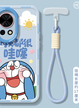 适用华为nova14手机壳女款nova13pro保护套全包novo12硅胶9防摔8磨砂7se活力版6哆啦11蓝胖ultra卡通hi软外壳