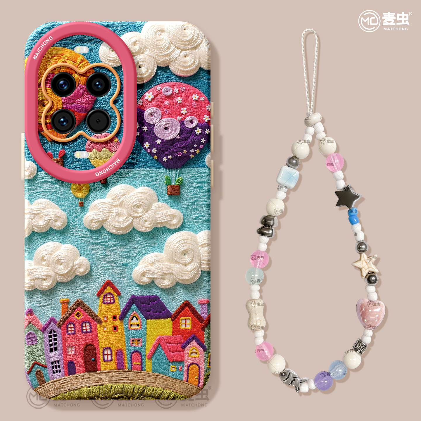 【油画小镇】全包镜头防摔手机壳