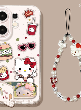 适用vivos30手机壳女款s19pro保护套vivo s16e全包18防摔s15/s12透明s18硅胶软s17外壳镂空s9好看KT猫新款s20