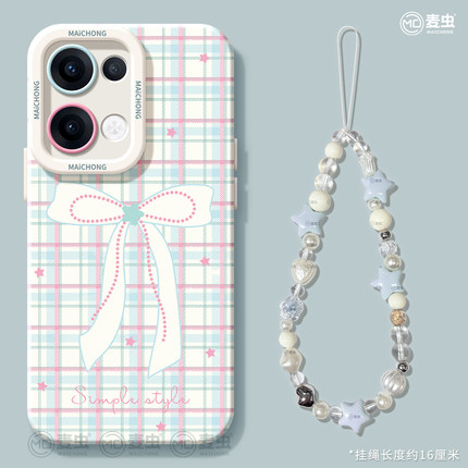 适用opporeno15手机壳女款reno14pro+保护套13全包pro硅胶8防摔reno7se高级oppo软壳10/11蝴蝶结潮12好看外壳