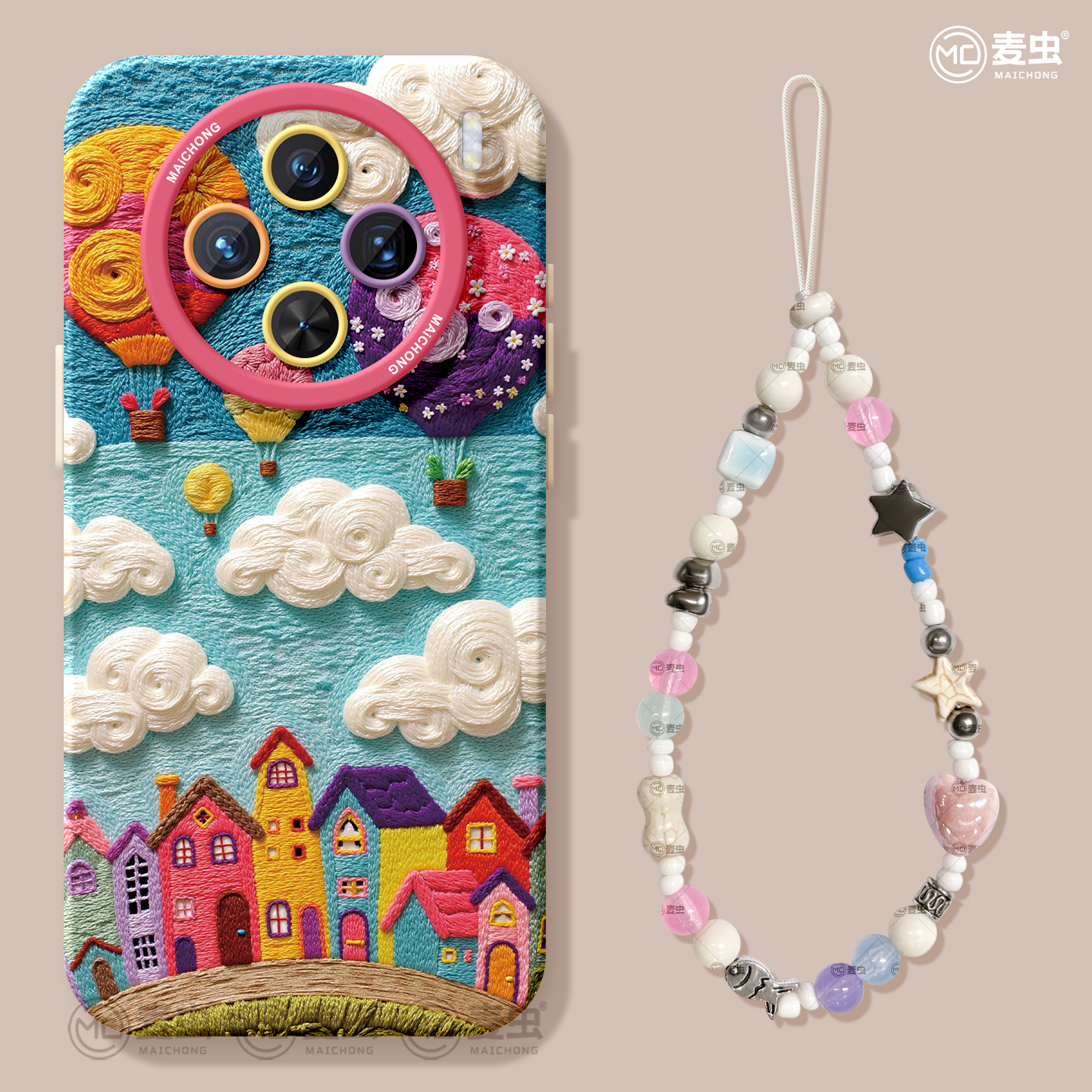 【油画小镇】全包镜头防摔手机壳