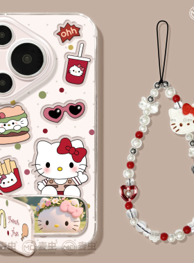 适用华为Pura80手机壳女款p70pro保护套新款ultra硅胶防摔50pro全包p40透明60pro+好看p80镂空KT猫art软外壳