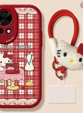 适用华为nova13手机壳女款nova12pro保护套全包novo11硅胶9防摔8小羊皮7se活力版6凯蒂10红色ultraKT猫hi软外