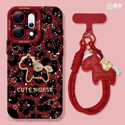 适用opporeno15手机壳女款reno14pro+保护套13全包9pro硅胶8防摔reno7se高级oppo软壳12新年11外壳豹纹10马年