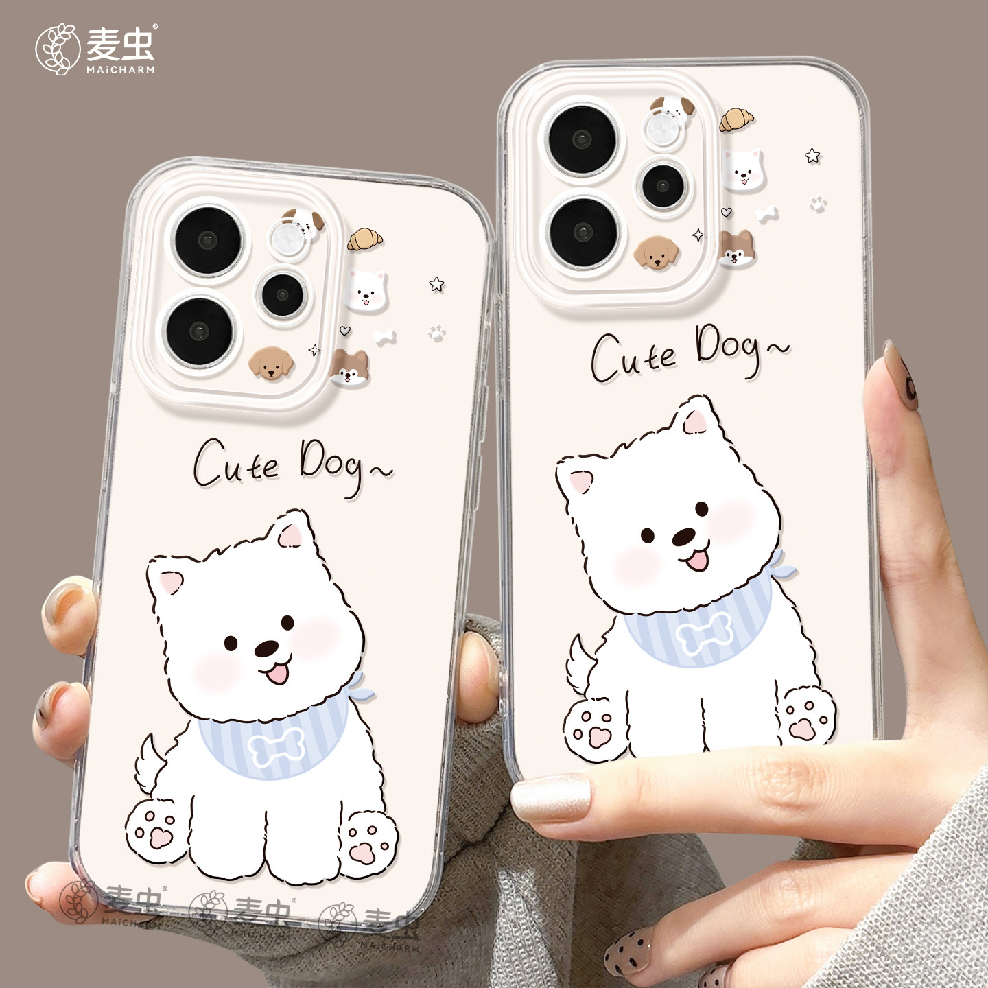 适用opporeno15手机壳女款reno14pro+保护套13全包9pro硅胶8防摔reno7se高级oppo软壳12白色11外壳小狗10好看