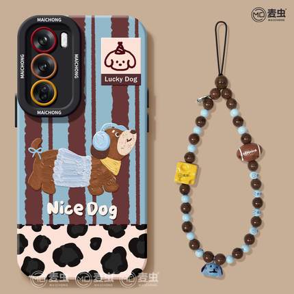 适用opporeno15手机壳女款reno14pro+保护套13全包pro硅胶8防摔reno7se磨砂oppo软壳10/11可爱腊肠12狗狗外壳