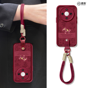 软壳x30 新年外honor红色马年x50i 适用荣耀x60手机壳女款 x70i保护套硅胶x40gt全包防摔50小羊皮华为X50GT新款