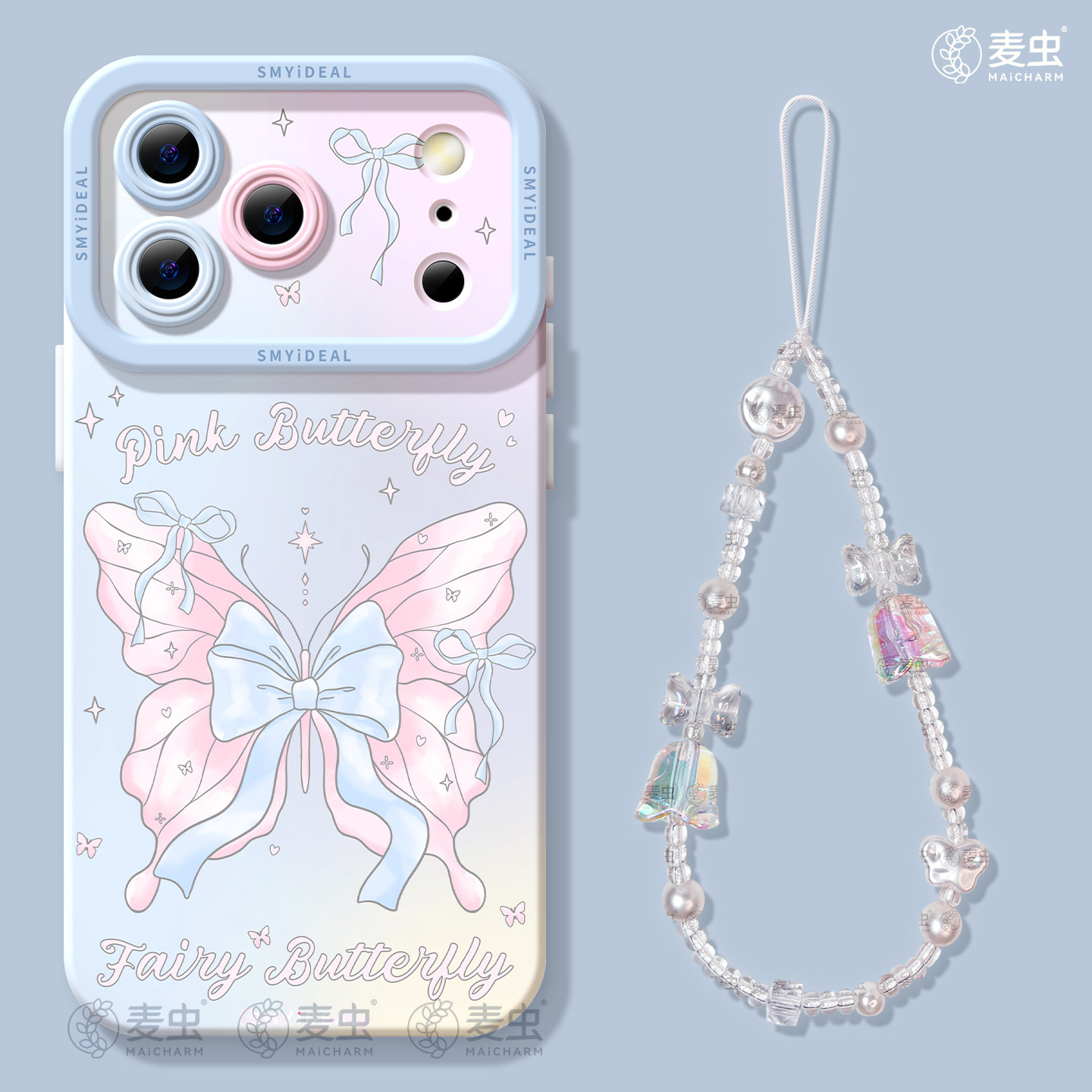适用苹果17手机壳女款iphone16pro保护套13mini全包14防摔11/12/xs软外壳7plus硅胶8高级15好看se粉色蝴蝶max