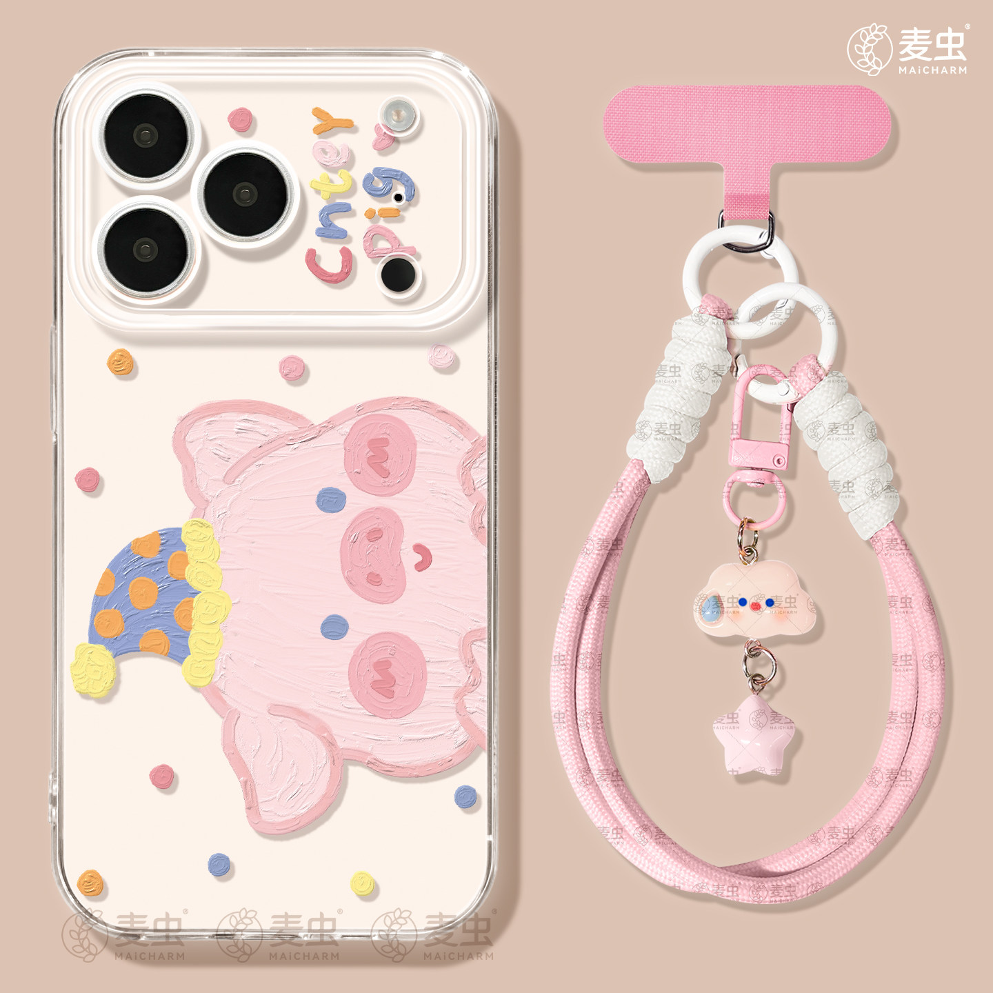 适用苹果18手机壳女款iphone17pro保护套13mini全包14防摔11/12/xs软外壳7plus硅胶8高级15小猪16好看油画max