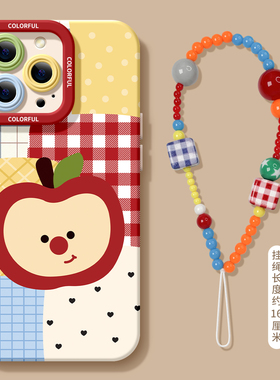 适用苹果17手机壳女款iphone16pro保护套13mini全包14防摔11/12/xs软外壳7plus硅胶8磨砂15格子se拼色max苹果