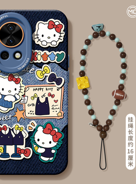 适用华为nova14手机壳女款nova13pro保护套全包novo12硅胶9防摔8磨砂7se活力版6小新11牛仔ultraKT猫hi软外壳