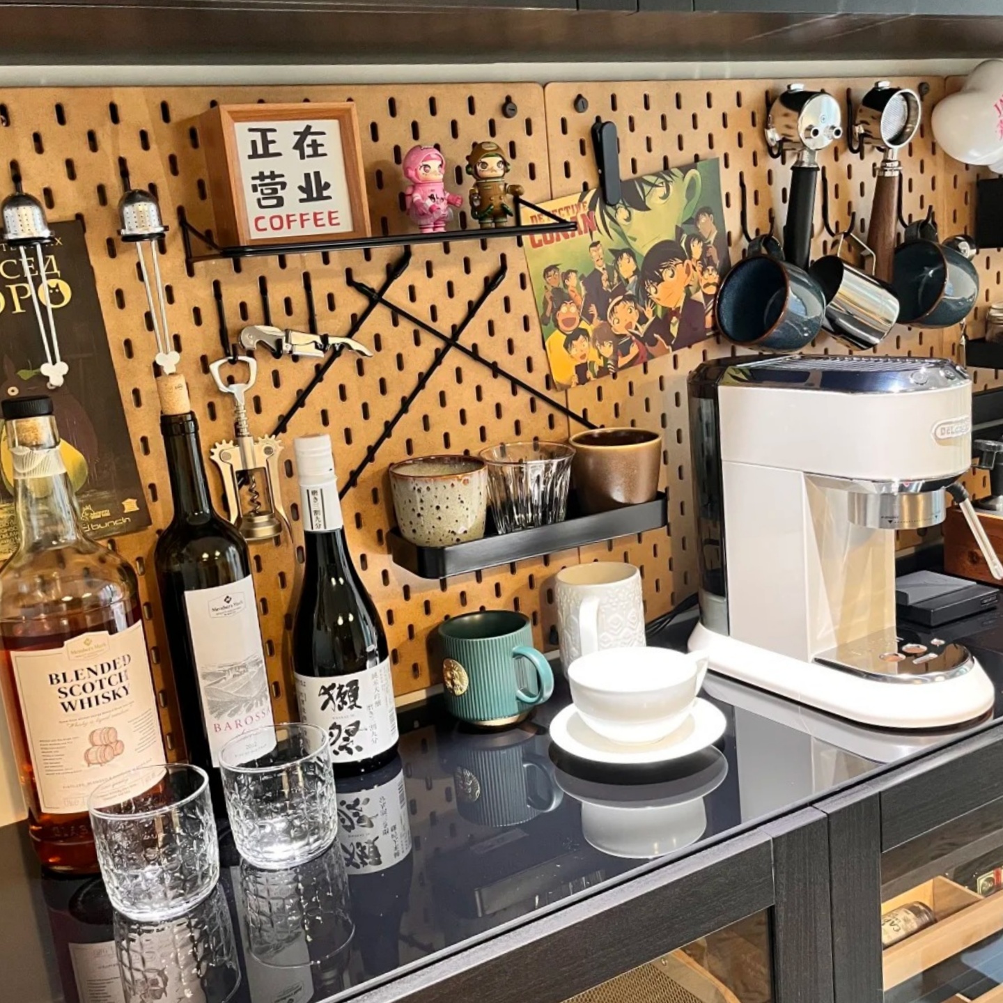 宜家孔洞洞板通用挂钩配件斯考迪斯专用平替大全书桌咖啡角置物架