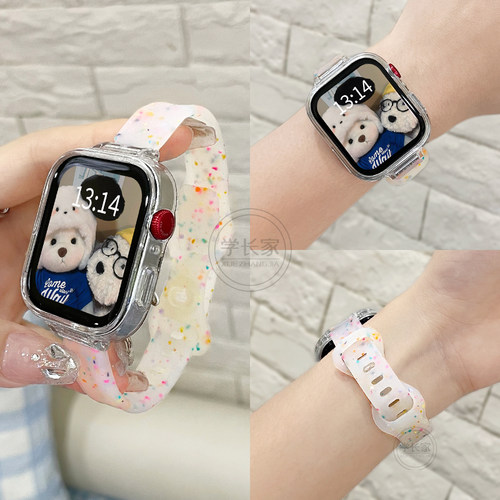 适用华为FIT3/2彩虹果冻表带