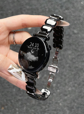 适用华为watch4/3pro表带女士轻奢新款gt5gt4智能手表gt3腕表gt6女款金属手表带新款gt2女式gs3i高级感gt表链