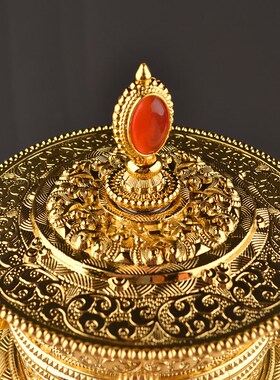 藏式手摇转动轮家用摆件随身3万C遍经典版客厅多款可选手摇转金筒