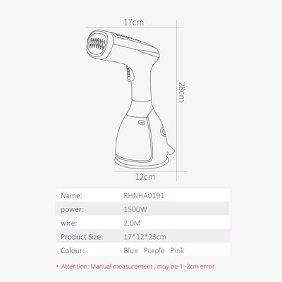 Gart Steamers Clothes New Minzi Steam Iron Handheld dry Clea