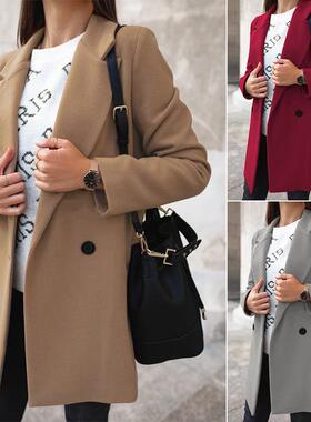 Coat For Jacket Women Clothes Winter Ladies Jackets 西装领