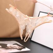 Lace Underwear Open Women Crotch Panties Sexy LingerieBrief