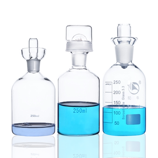 蜀牛 溶解氧瓶 污水瓶 高硼硅加厚 实验室 化验室 水质取样瓶 存样品 250ml  500ml  10000ml