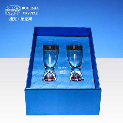 捷克进口莱克斯水晶啤酒杯高档