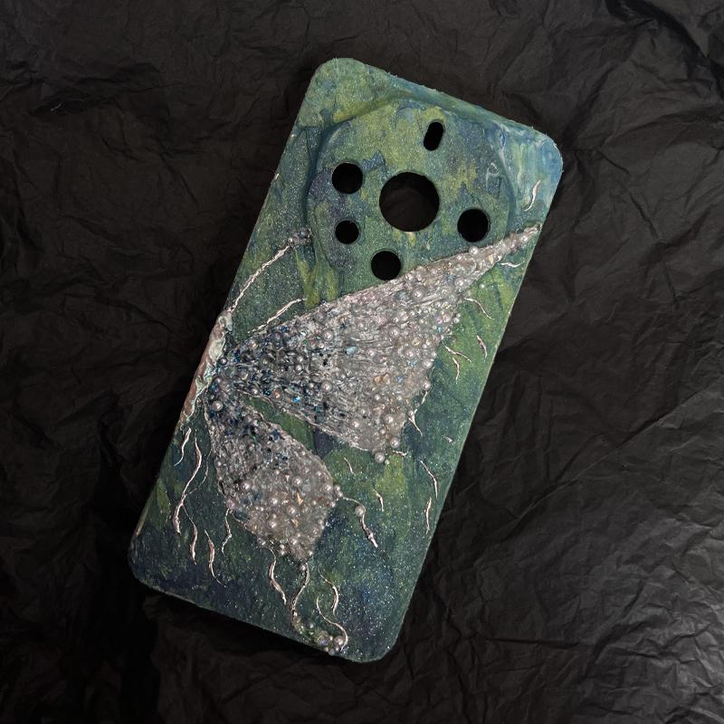 定制艺术蝴蝶手机壳vivo三星oppo