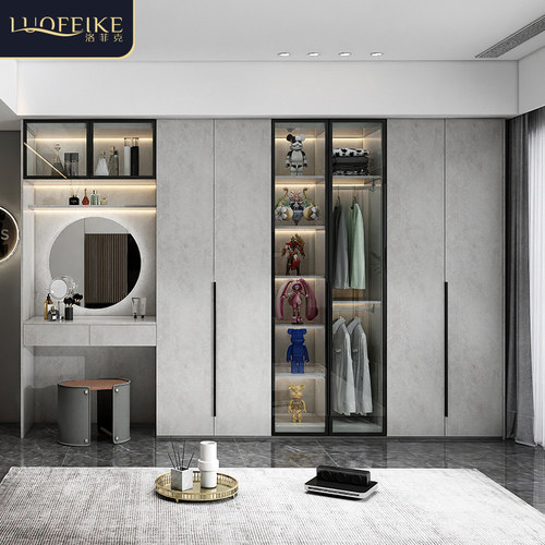 3期免息现代简约衣柜梳妆台一体