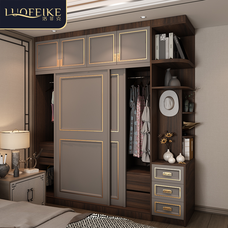 欧式推拉门衣柜移门衣橱
