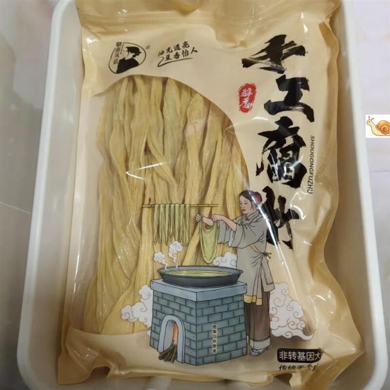 赣南凤姐腐竹豆腐皮火锅凉拌螺蛳粉火锅千张农家豆皮