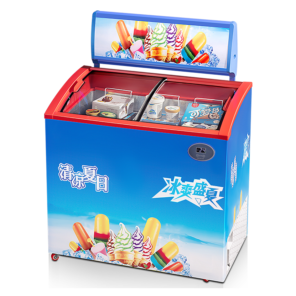 DONZHKLI/东之开立雪糕柜圆弧柜