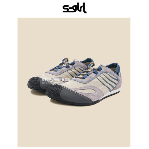 SGIRL TWTW春款软底透气德训鞋女2026新款户外舒适运动休闲丑萌鞋