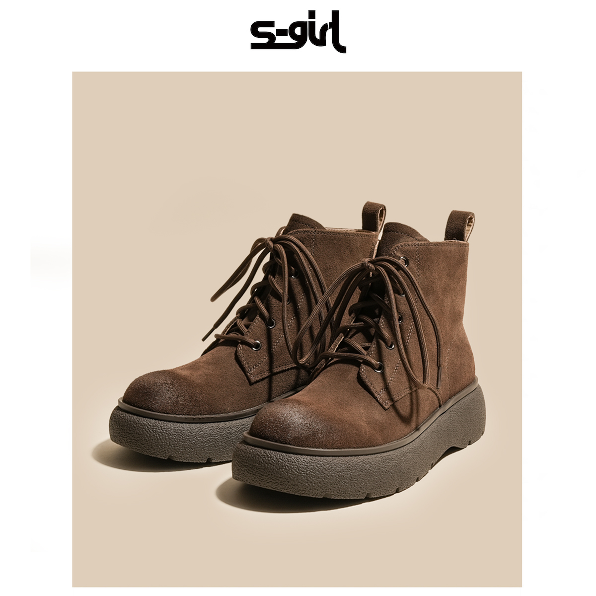 SGIRLTWTW秋冬季旅游户外靴子女