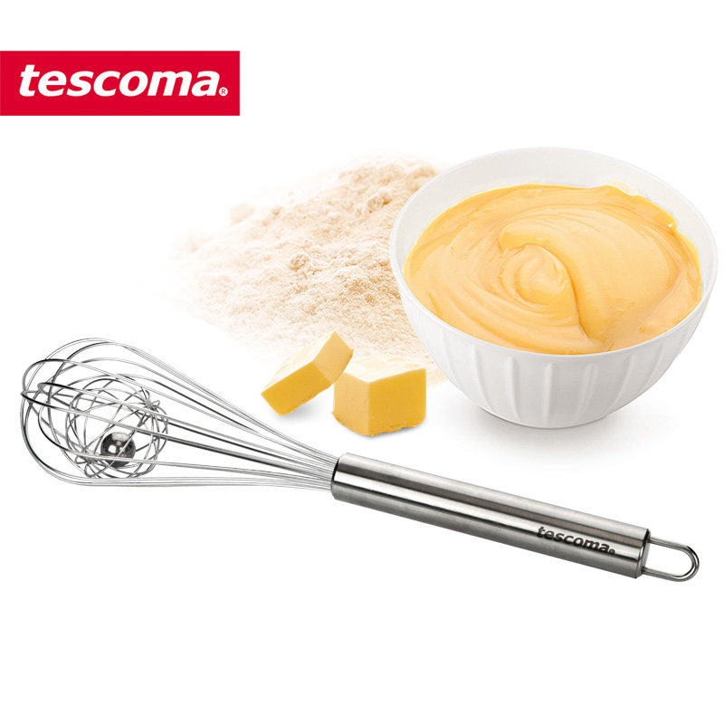 捷克进口TESCOMA泰斯DELICIA系列不锈钢打蛋器带滚球分蛋器厨房用