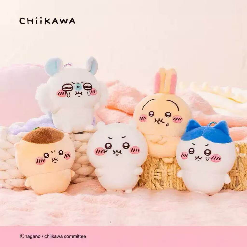 吉伊卡哇chiikawa正版气呼呼毛绒挂件可爱卡通公仔玩偶萌趣治愈系