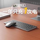 无线蓝牙键盘鼠标套装静音女生办公小型笔记本电脑平板键鼠充电款