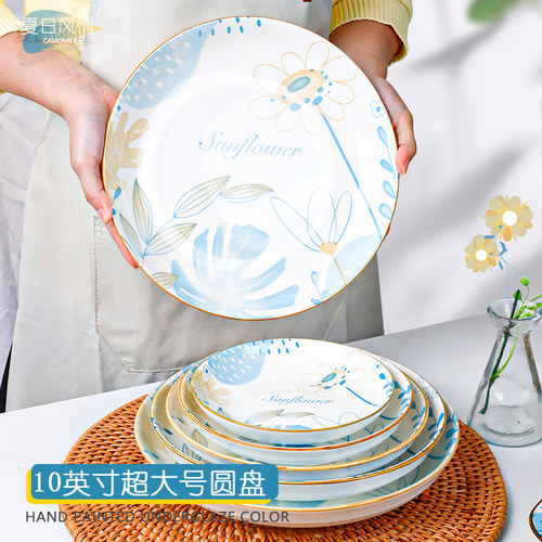 高颜值家用盘子多种尺寸器型选择