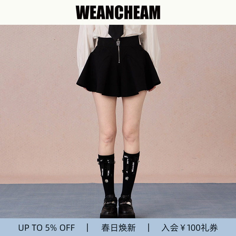 【春日焕新】WEancheAM/未未姆 SS25春夏新品百搭短裙女通勤