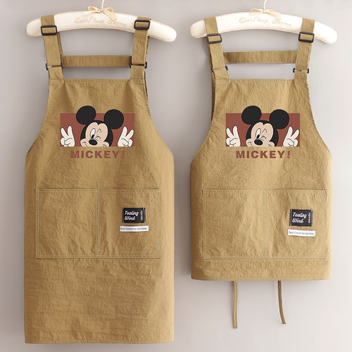 厨房做饭工作服成人围腰定制印字